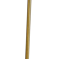 Bronze Stehleuchte mit Plisse Creme 45 cm verstellbar - Parte