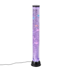 Bubble Tube Schwarz 90cm inkl. LED RGB - Zoop