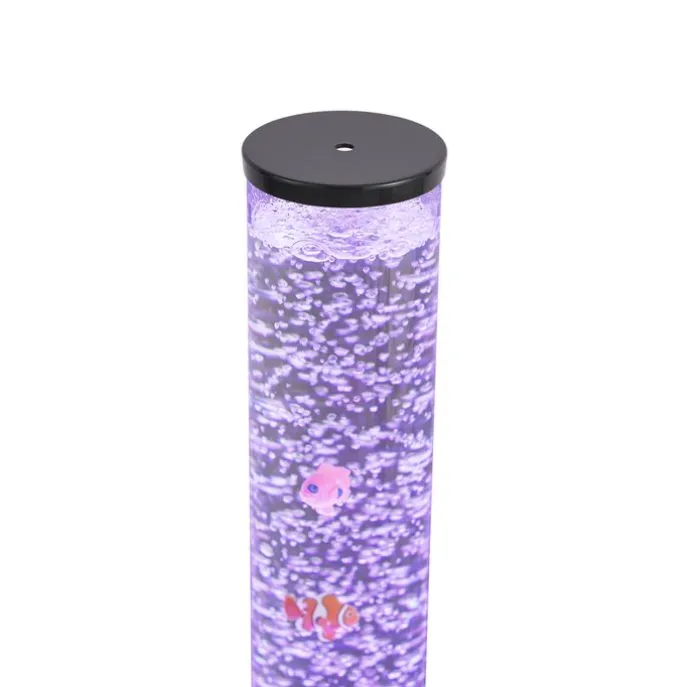 Bubble Tube Schwarz 90cm inkl. LED RGB - Zoop