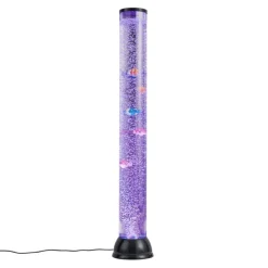 Bubble Tube Schwarz 90cm inkl. LED RGB - Zoop