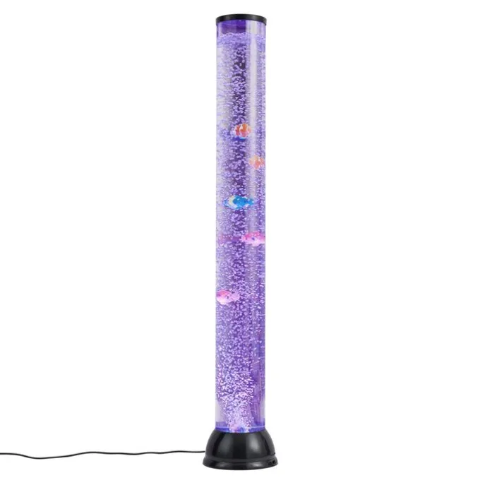 Bubble Tube Schwarz 90cm inkl. LED RGB - Zoop