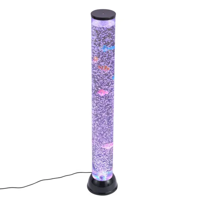 Bubble Tube Schwarz 90cm inkl. LED RGB - Zoop