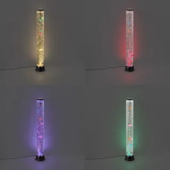 Bubble Tube Schwarz 90cm inkl. LED RGB - Zoop
