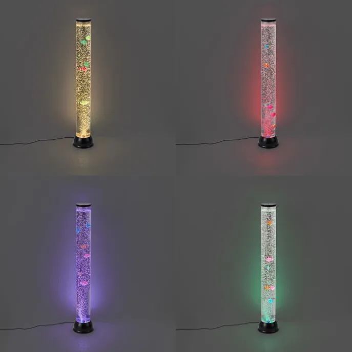 Bubble Tube Schwarz 90cm inkl. LED RGB - Zoop