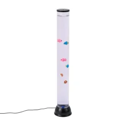 Bubble Tube Schwarz 90cm inkl. LED RGB - Zoop
