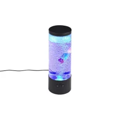 Bubble Tube Schwarz 30cm inkl. LED RGB - Sealife