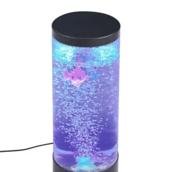 Bubble Tube Schwarz 30cm inkl. LED RGB - Sealife