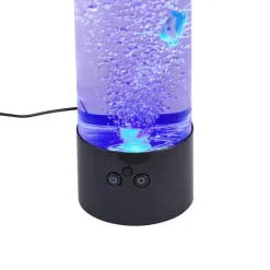 Bubble Tube Schwarz 30cm inkl. LED RGB - Sealife