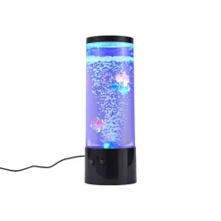 Bubble Tube Schwarz 30cm inkl. LED RGB - Sealife