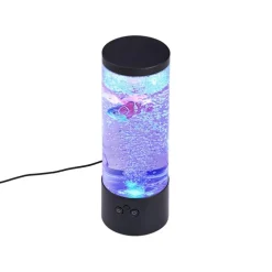 Bubble Tube Schwarz 30cm inkl. LED RGB - Sealife
