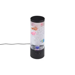 Bubble Tube Schwarz 30cm inkl. LED RGB - Sealife