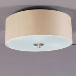 Country Deckenleuchte beige 30 cm - Drum