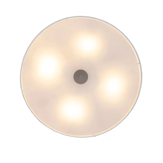 Country Deckenleuchte weiß 50 cm - Drum