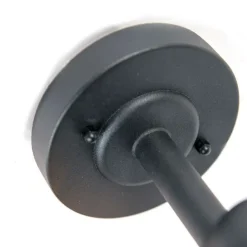 Country Wandleuchte schwarz IP44 - Moreno