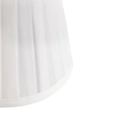 Creme gefalteter Lampenschirm 08.12.11