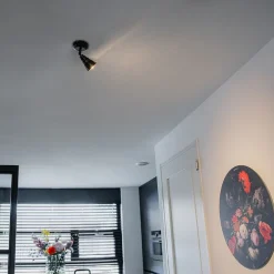 Decken- und Wandstrahler rostbraun schwenkbar - Coney 1