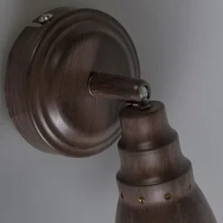 Decken- und Wandstrahler rostbraun schwenkbar - Coney 1