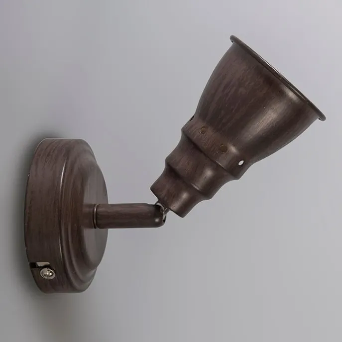 Decken- und Wandstrahler rostbraun schwenkbar - Coney 1