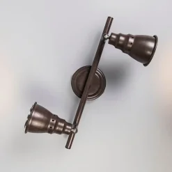 Decken- und Wandstrahler rostbraun schwenkbar - Coney 2