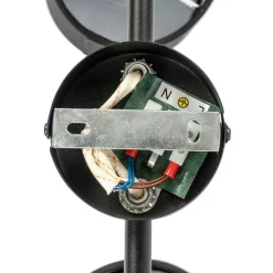 Deckenfleck schwarz mit schwarzem Schirm 2-Licht verstellbar - Hetta