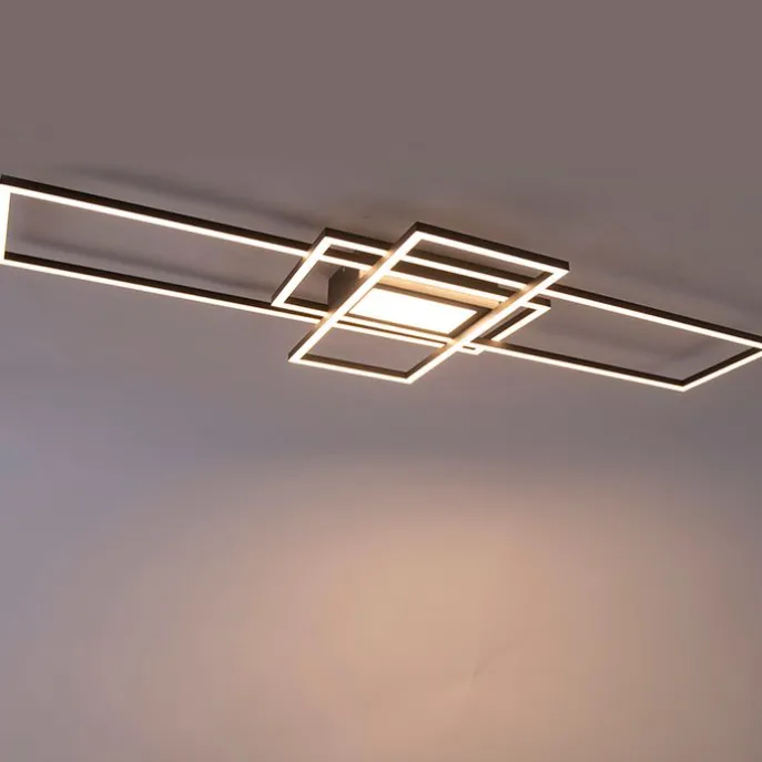 Deckenleuchte Anthrazit inkl. LED, Fernbedienung - Riha