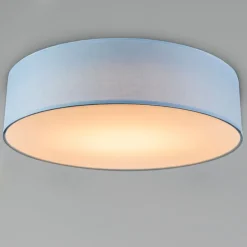 Deckenleuchte blau 40 cm inkl. LED - Drum LED
