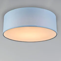 Deckenleuchte blau 30 cm inkl. LED - Drum LED