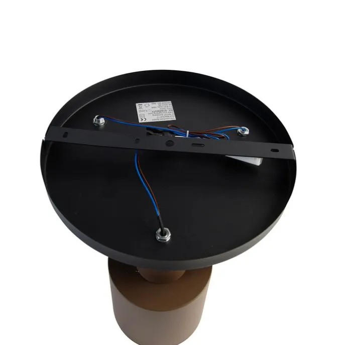 Deckenleuchte Bronze mit Taupe und Beige 3-flammig - Ans