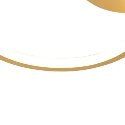 Deckenleuchte gold inkl. LED 3-stufig dimmbar 4-flammig - Lupolo