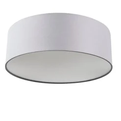 Deckenleuchte grau 30 cm inkl. LED - Drum LED