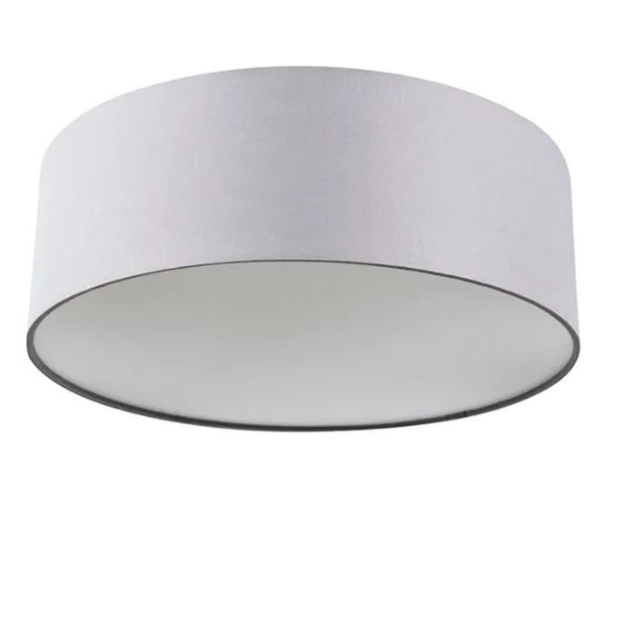 Deckenleuchte grau 30 cm inkl. LED - Drum LED