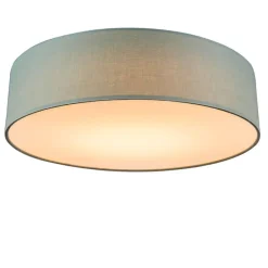 Deckenleuchte grün 40 cm inkl. LED - Drum LED