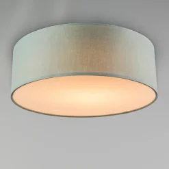 Deckenleuchte grün 30 cm inkl. LED - Drum LED