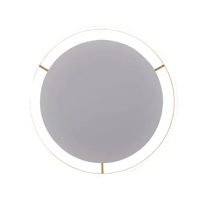 Deckenleuchte Messing 58,8 cm inkl. LED 3-stufig dimmbar - Zlatan