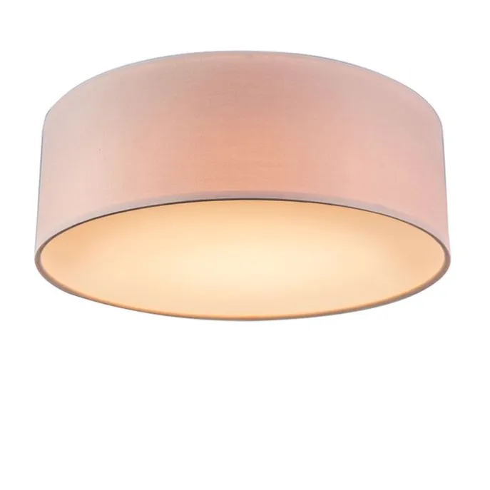 Deckenleuchte rosa 30 cm inkl. LED - Drum LED
