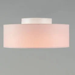 Deckenleuchte rosa 30 cm inkl. LED - Drum LED