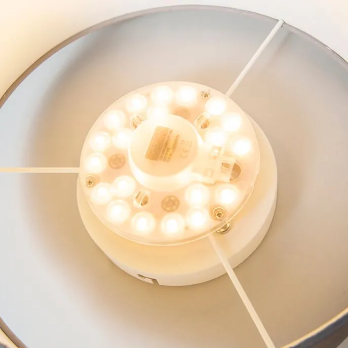 Deckenleuchte rosa 30 cm inkl. LED - Drum LED