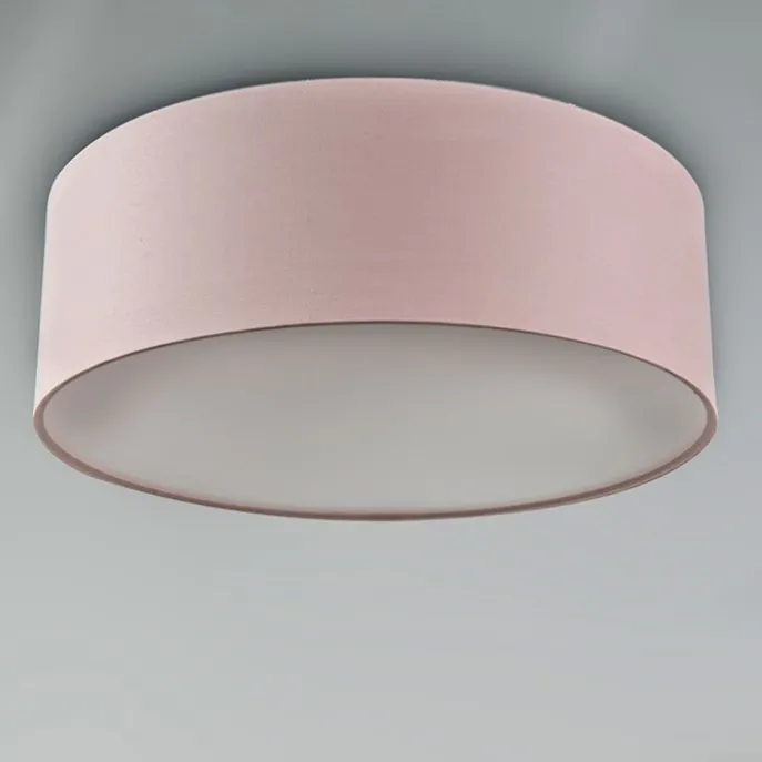 Deckenleuchte rosa 30 cm inkl. LED - Drum LED