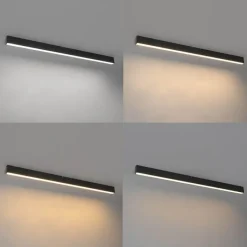 Deckenleuchte schwarz inkl. LED 3-Stufen-Dimmbar 2700-4000K mit Dip-Schalter - Keane