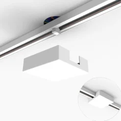 Deckenplatte Schienensystem weiß quadratisch 1-phasig - Iconic