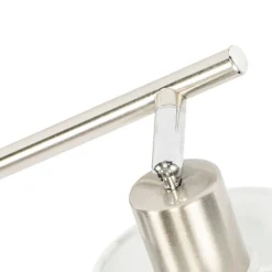 Deckenstrahler aus Stahl mit weißem Schirm, 3-flammig verstellbar – Hetta