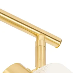 Deckenstrahler Gold mit Glas 3-flammig verstellbar - Laura