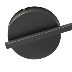 Deckenstrahler schwarz GU10 50mm 3-flammig rund inkl. Hintergrundbeleuchtung - Back Up