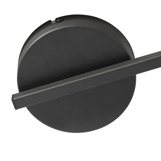 Deckenstrahler schwarz GU10 50mm 3-flammig rund inkl. Hintergrundbeleuchtung - Back Up