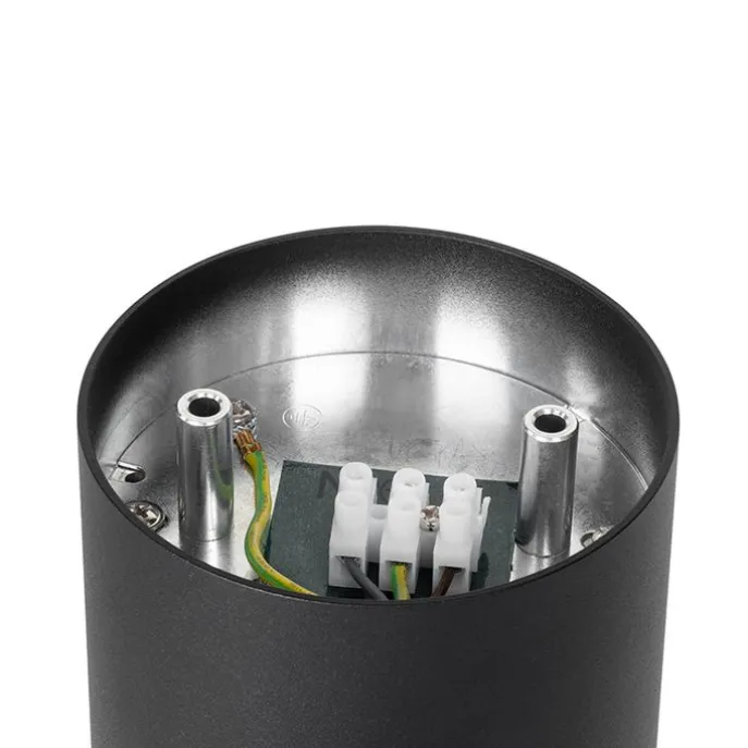 Deckenstrahler schwarz mit gold dreh- und schwenkbar - Rondoo up