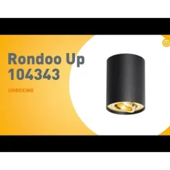 Deckenstrahler schwarz mit gold dreh- und schwenkbar - Rondoo up