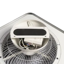 Deckenventilator eckig schwarz inkl. LED dimmbar - Climo