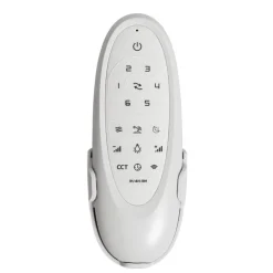 Deckenventilator für Außenbereich schwarz 91,3 cm inkl. LED Dimmbar mit Fernbedienung IP44 - Toledo