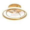 Deckenventilator Gold 46,5 cm inkl. LED mit Fernbedienung - Kees