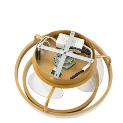 Deckenventilator Gold 46,5 cm inkl. LED mit Fernbedienung - Kees